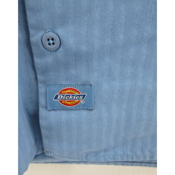 VINTAGE Dickies Shirt Small Mechanic Uniform Utility Workwear Y2K - Picture 4 of 12